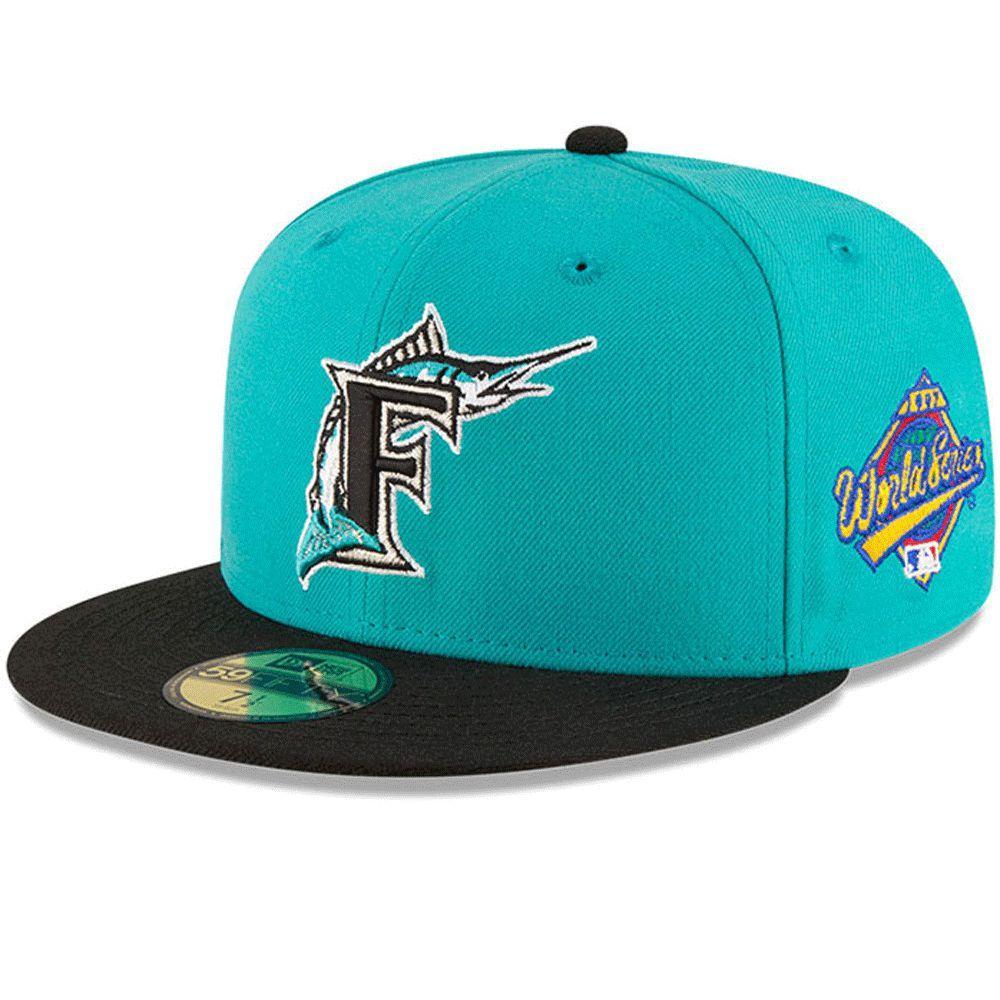 Florida Marlins Throwback Baseball Cap Hat Size 6 5/8 New Era NEW Deadstock