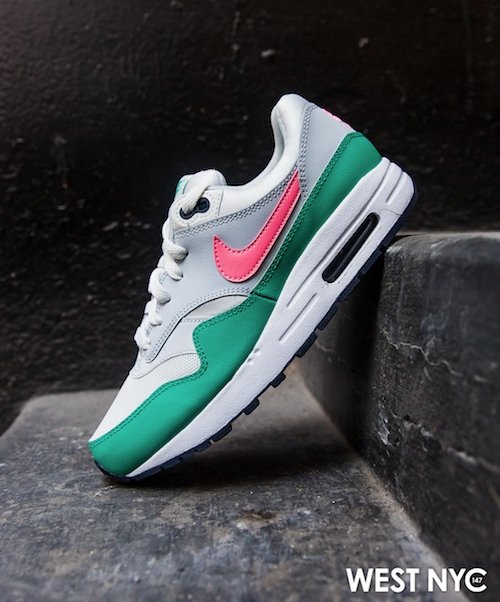 Kids Nike Air Max 1 "Kinetic Green / Sunset Pulse" - West NYC