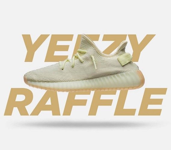 RAFFLE: Yeezy 350 V2 "Butter" - West NYC