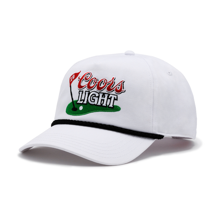 American Needle Coors Light Golf Roscoe White