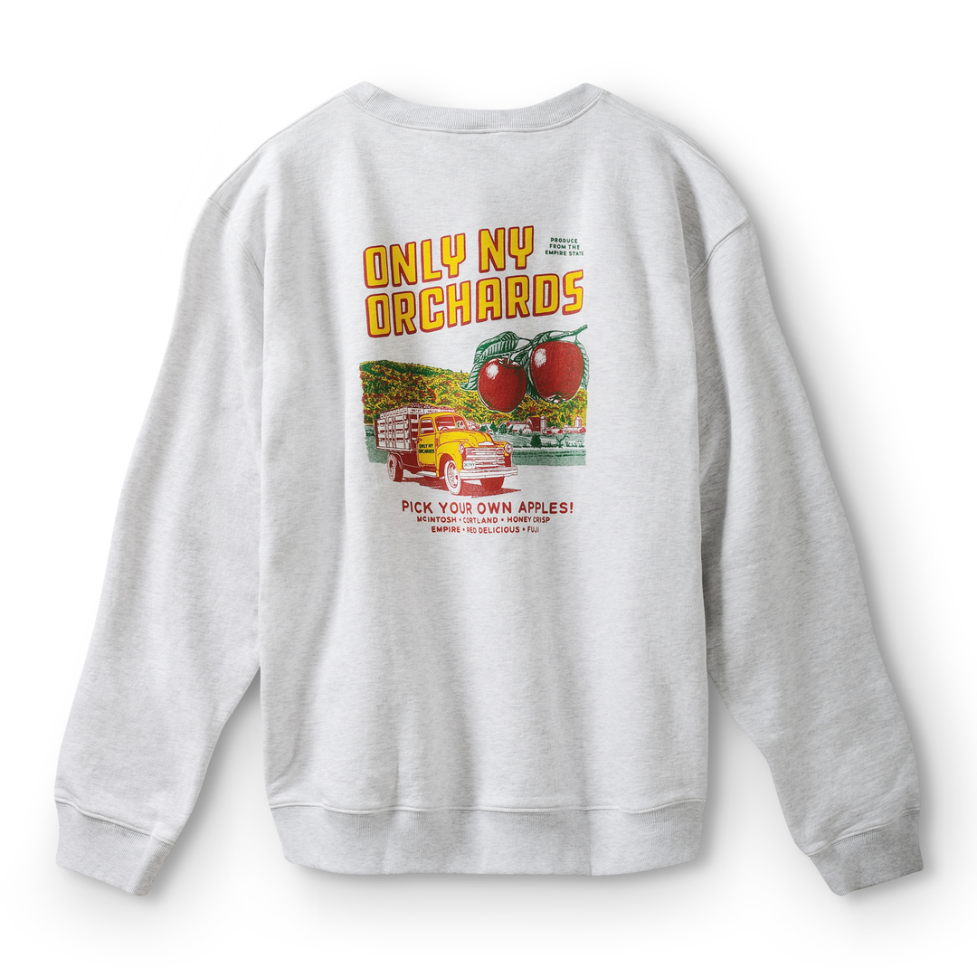 Only NY Men's Orchard Crewneck Grey