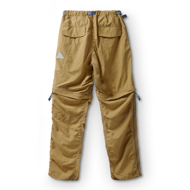 And Wander Men's NY Taffeta Hiker 2way Pants Beige