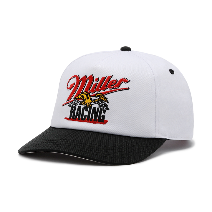 American Needle Miller Racing Roscoe White/Black