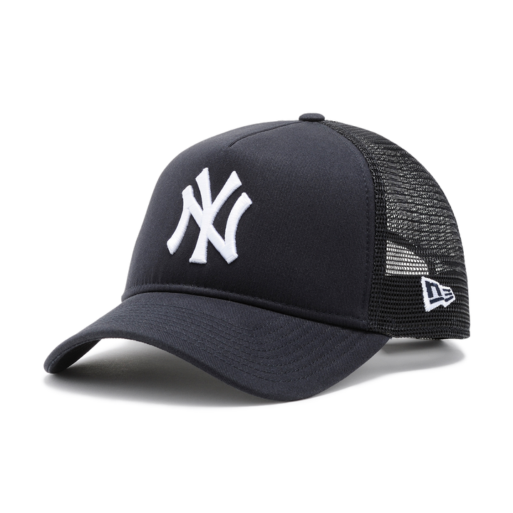 New Era 9FORTY New York Yankees A-Frame Trucker Hat