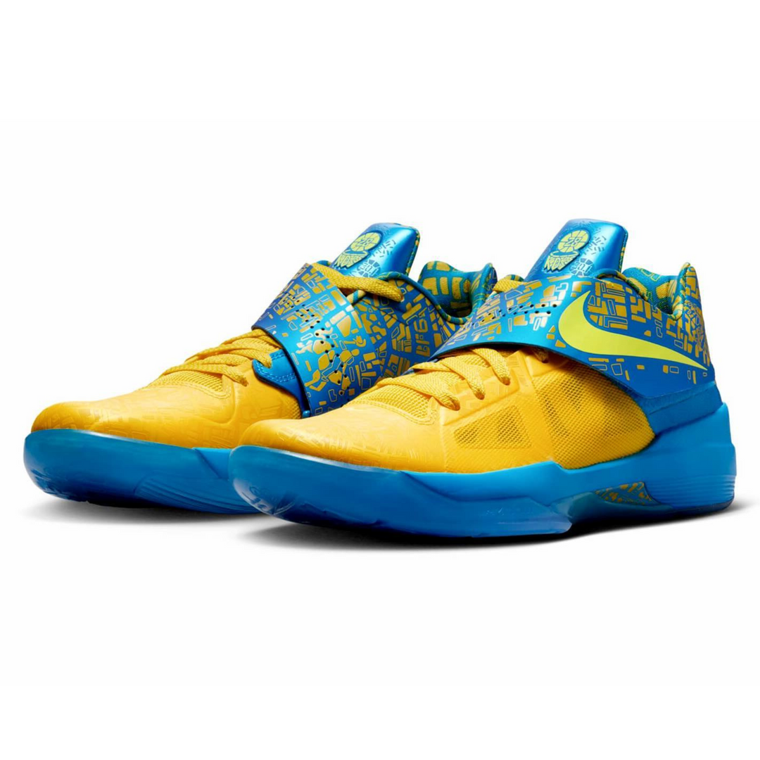 Nike Men's KD 4 Scoring Title Photo Blue/Lemon Twist/Tour Yellow