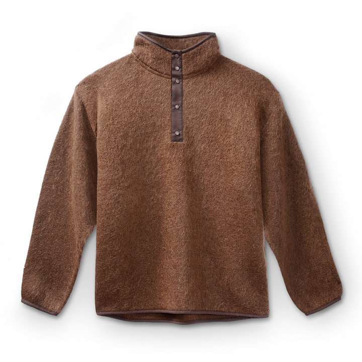 Nanamica Men's Mohair Sweater Brown