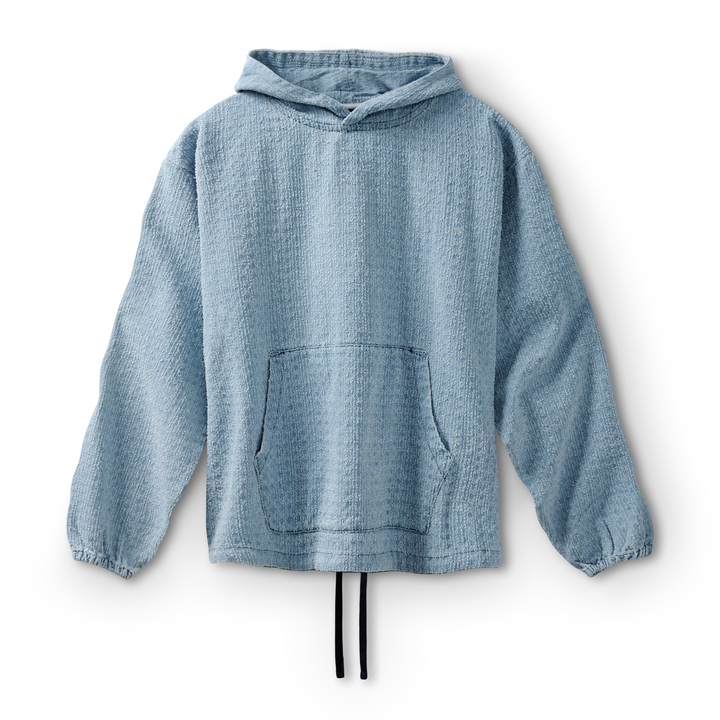 Pleasures Men's Expand Poncho Hoodie Blue