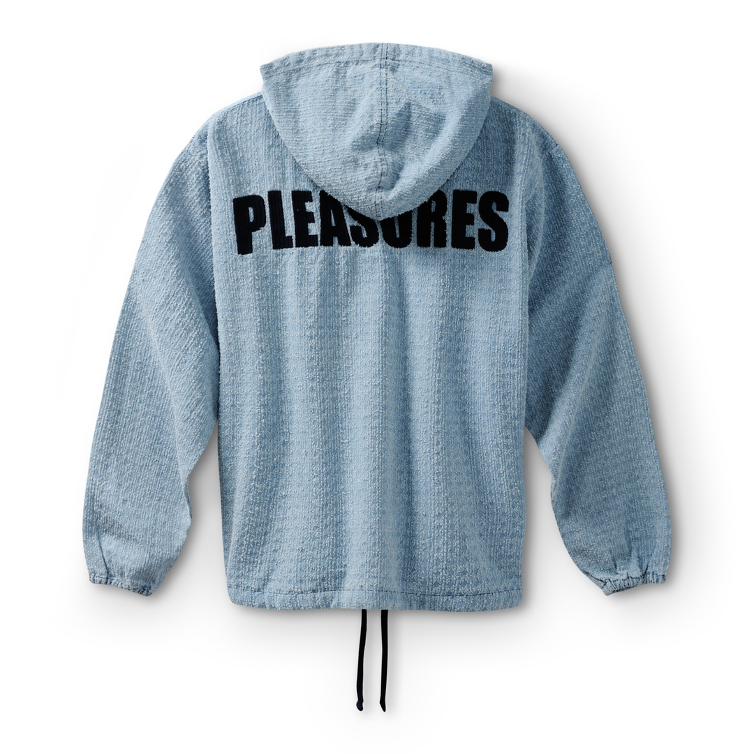 Pleasures Men's Expand Poncho Hoodie Blue