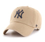 '47 Brand New York Yankees Khaki Team Clean Up Adjustable Hat - 10040150 - West NYC