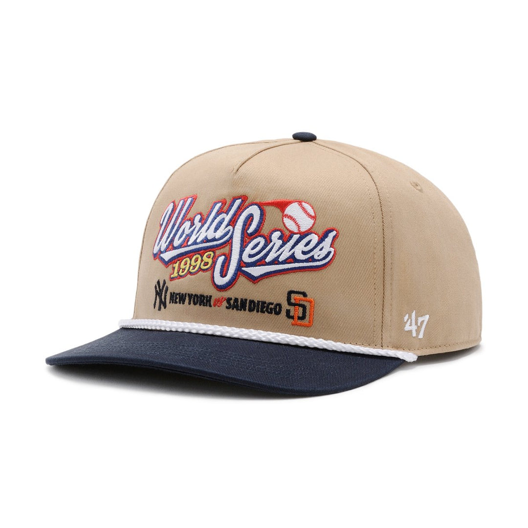 '47 Brand New York Yankees Vs. San Diego Padres 1998 Dueling World Series Rivalry Khaki - 10062999 - West NYC