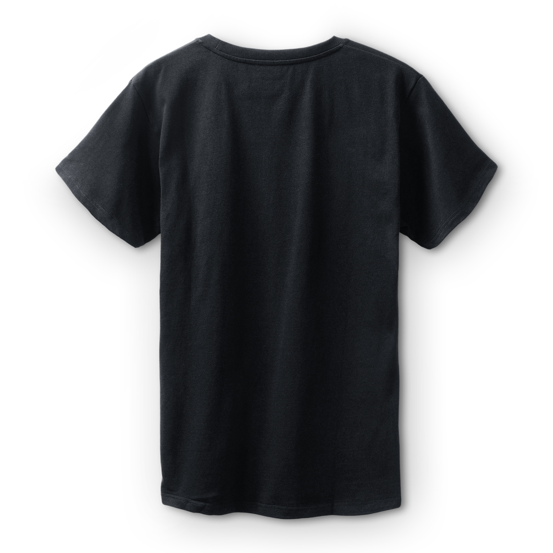 West NYC Embroidered Logo Tee Shirt Black