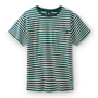 West NYC Stripe Tee Shirt Forest/Sail