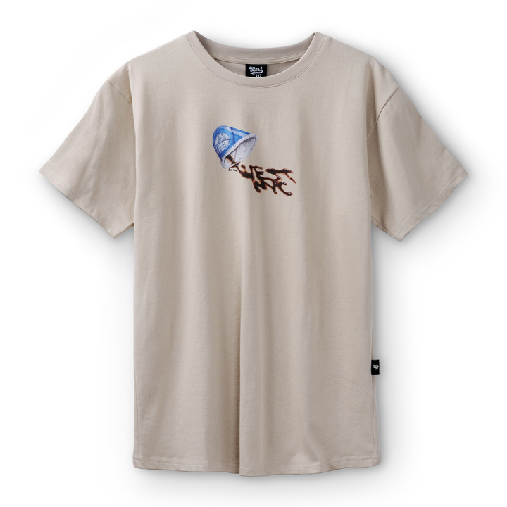 West NYC X Akiva Listman Coffee Tee Shirt Tan