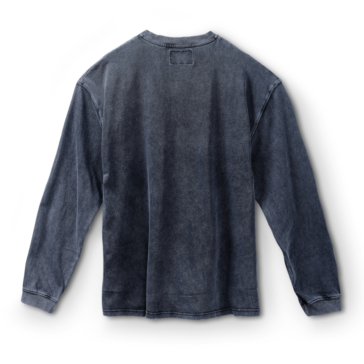 Godspeed Men's Matrix Glitch Long Sleeve Grey Wash