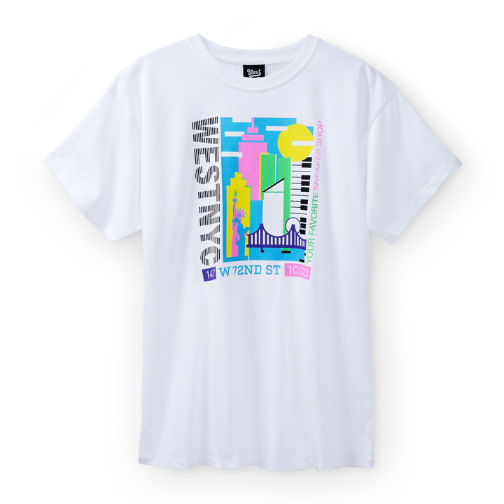 West NYC 90's Tee Shirt White/Multi