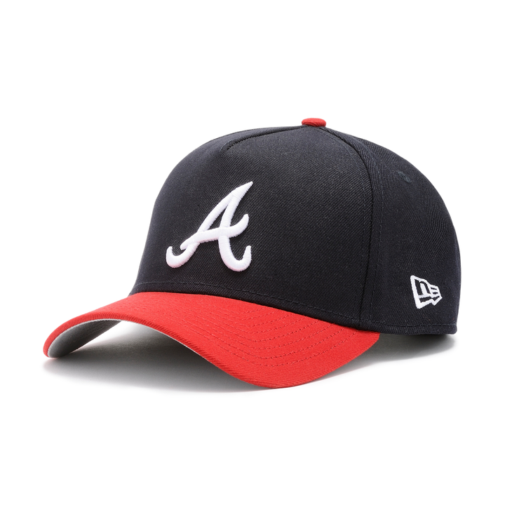 New Era 9FORTY Atlanta Braves A-Frame Navy/Red