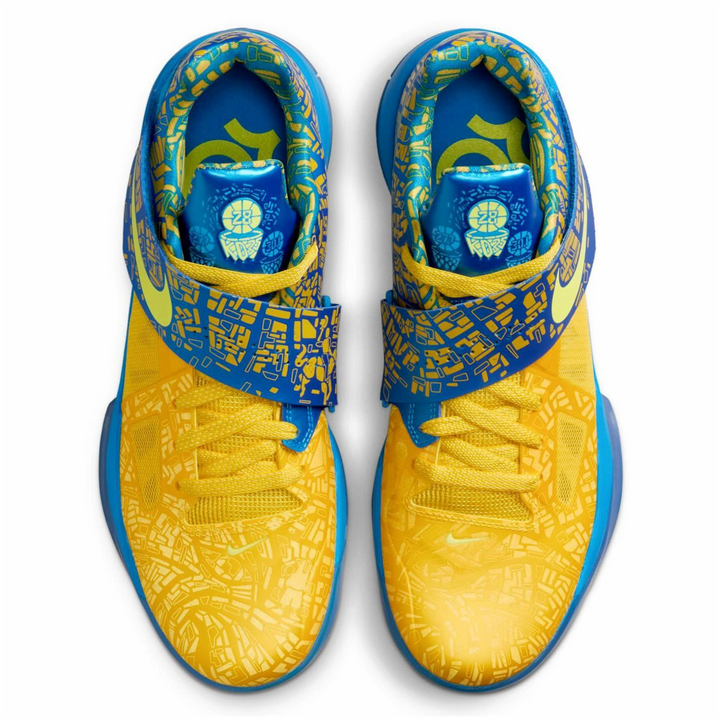 Nike Men's KD 4 Scoring Title Photo Blue/Lemon Twist/Tour Yellow