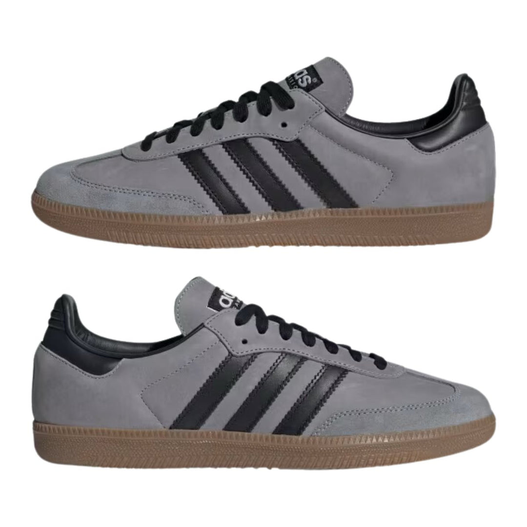 Adidas Men's Samba OG Halo Silver/Core Black/Brown Desert - 10050477 - West NYC