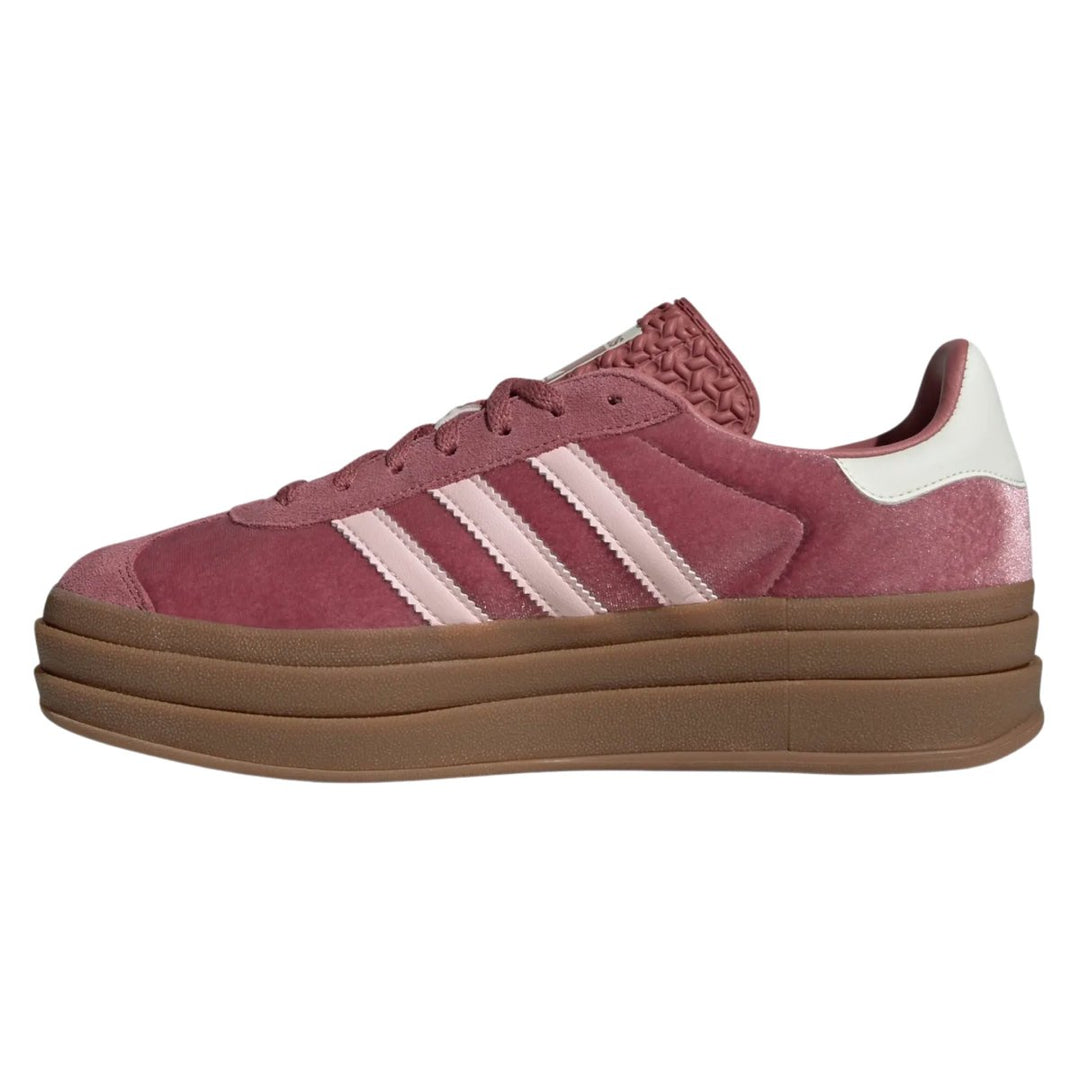 Adidas Women's Gazelle Bold Preloved Crimson/Sandy Pink Velvet - 3016949 - West NYC