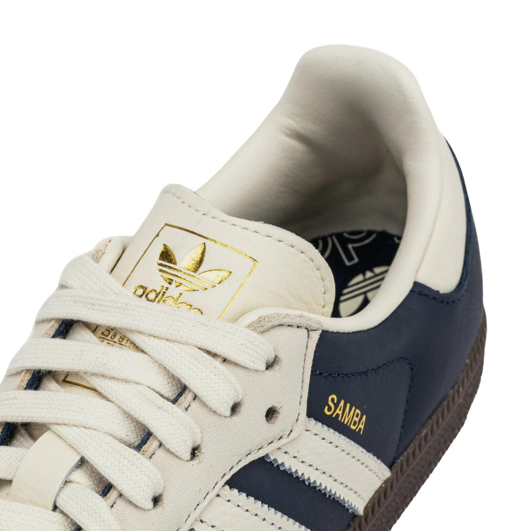 Adidas Women's Samba OG Night Indigo/Cream White/Gold Metallic - 10050440 - West NYC