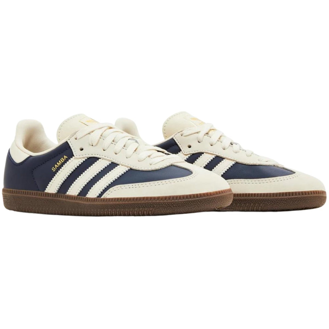 Adidas Women's Samba OG Night Indigo/Cream White/Gold Metallic - 10050440 - West NYC