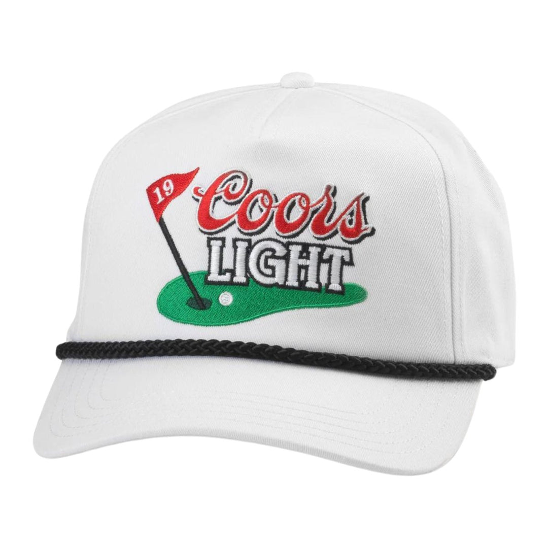 American Needle Coors Light Golf Roscoe White - 10060710 - West NYC