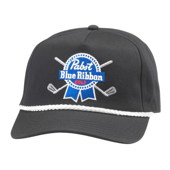 American Needle Pabst Blue Ribbon Roscoe Golf Black - 10060711 - West NYC