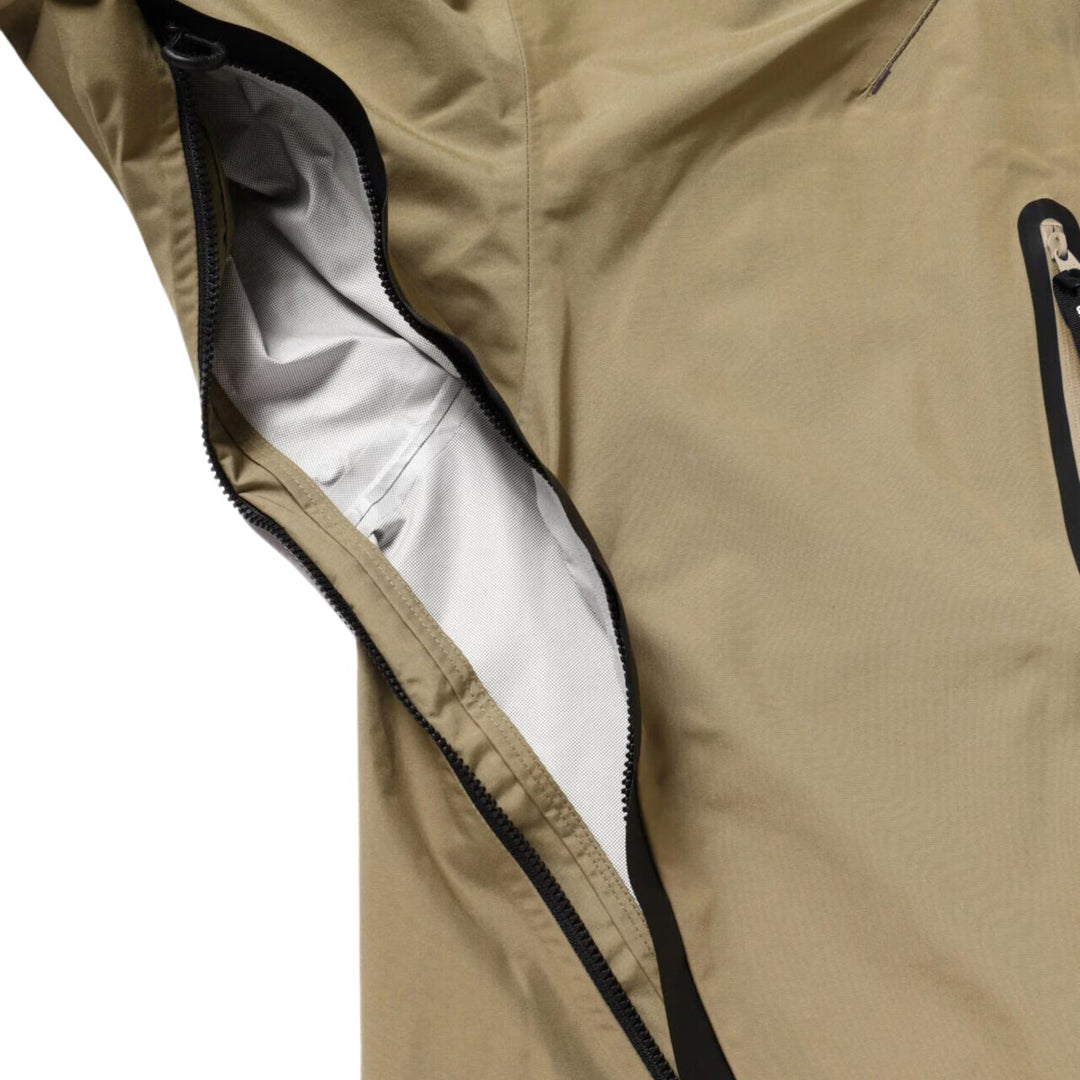 And Wander Men's 2.5L Hiker Rain Jacket Beige - 10060460 - West NYC