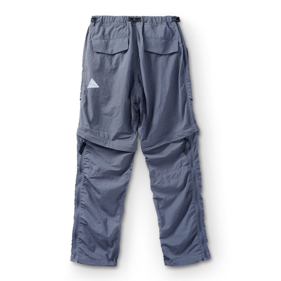 And Wander Men's NY Taffeta Hiker 2way Pants Charcoal - 10060468 - West NYC