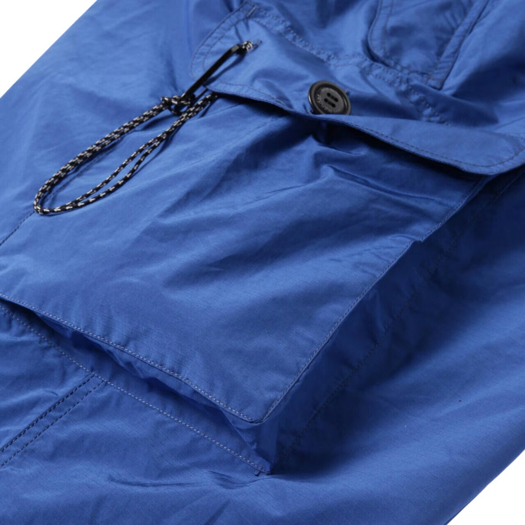 And Wander Men's Oversized Cargo Pants Blue - 10060522 - West NYC