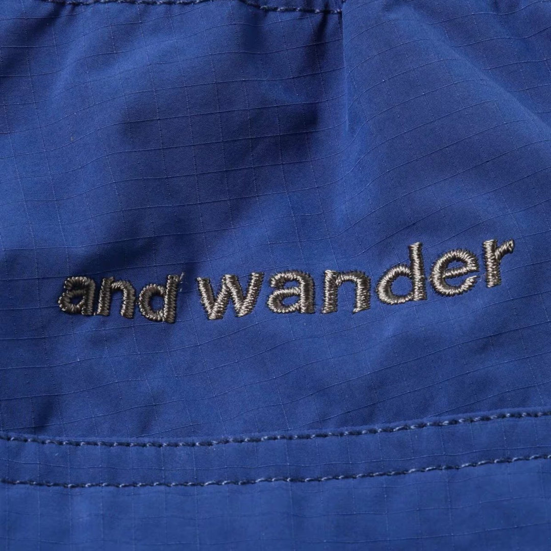 And Wander Men's Oversized Cargo Pants Blue - 10060522 - West NYC