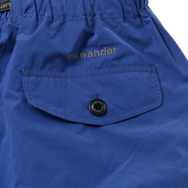 And Wander Men's Oversized Cargo Pants Blue - 10060522 - West NYC