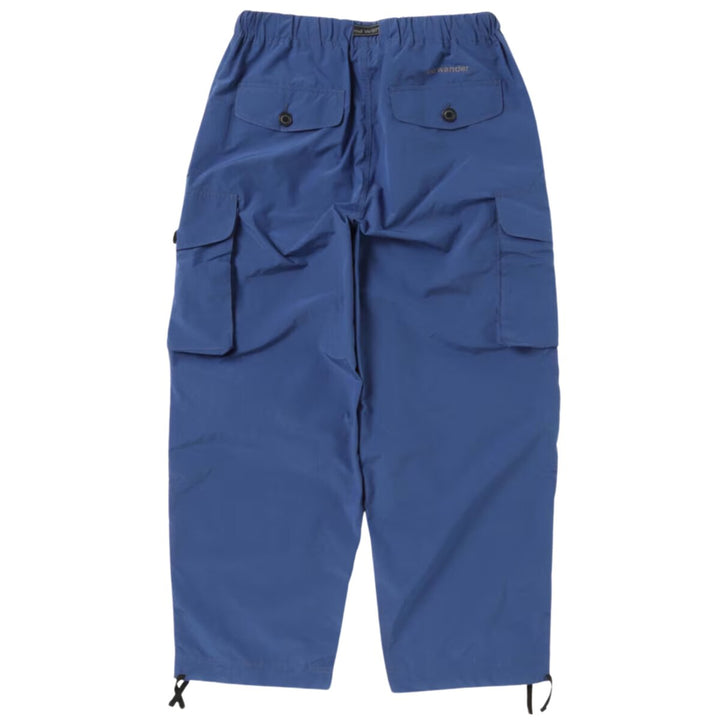 And Wander Men's Oversized Cargo Pants Blue - 10060522 - West NYC