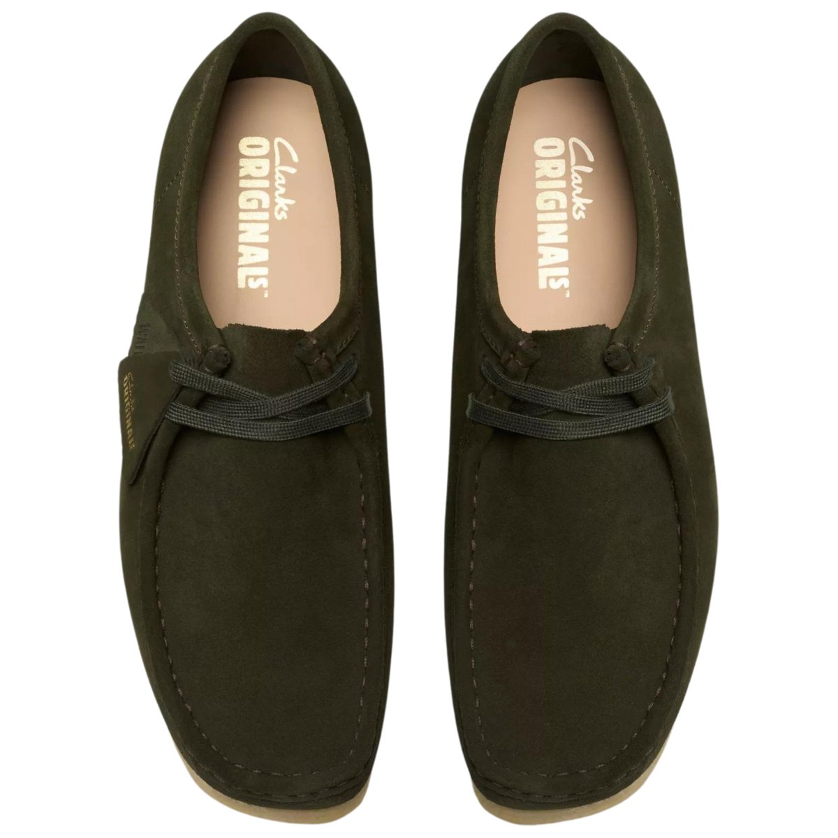 Clarks Mens Wallabee Forest Suede 8.5 Green