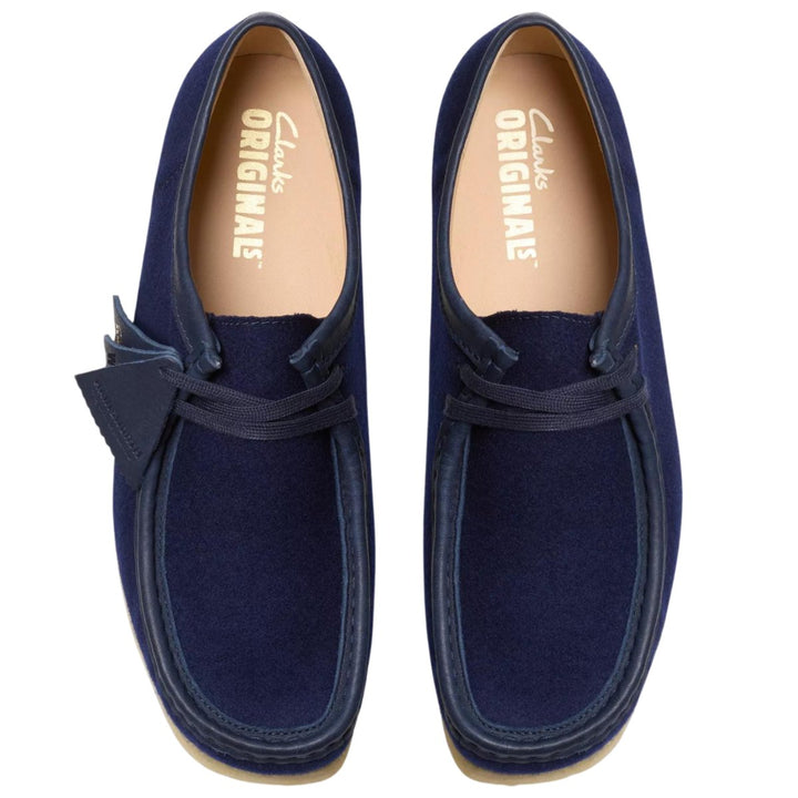 Clarks Men's Wallabee Navy Wool - 5021492 - West NYC