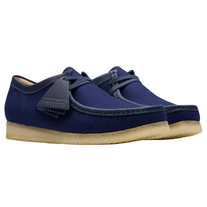 Clarks Men's Wallabee Navy Wool - 5021492 - West NYC