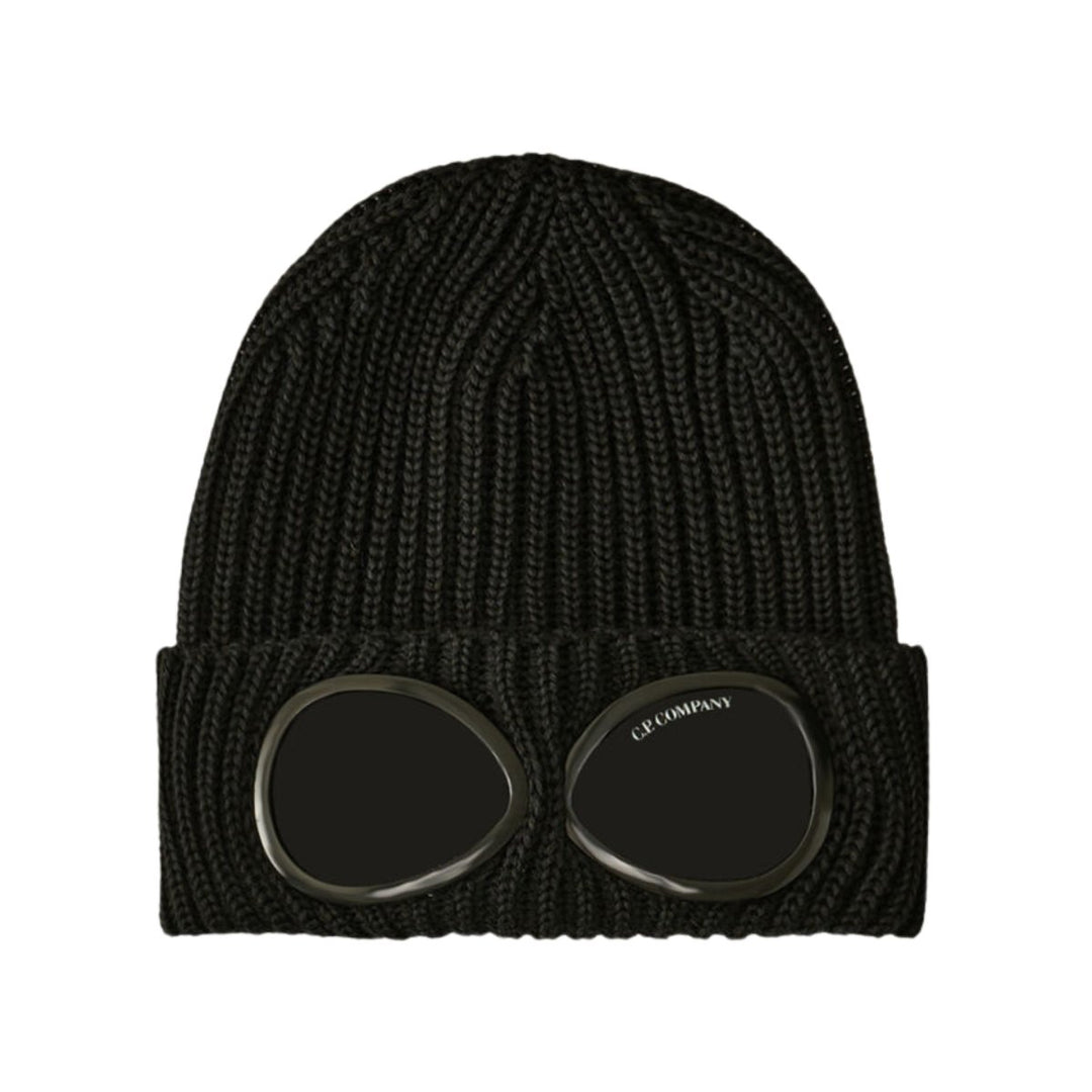 C.P. Company Wool Goggle Beanie Black - 10052506 - West NYC