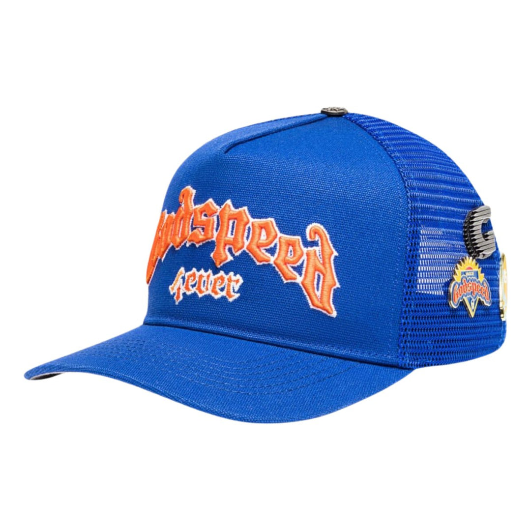 Godspeed Forever Trucker Hat Blue/Orange - 10060454 - West NYC