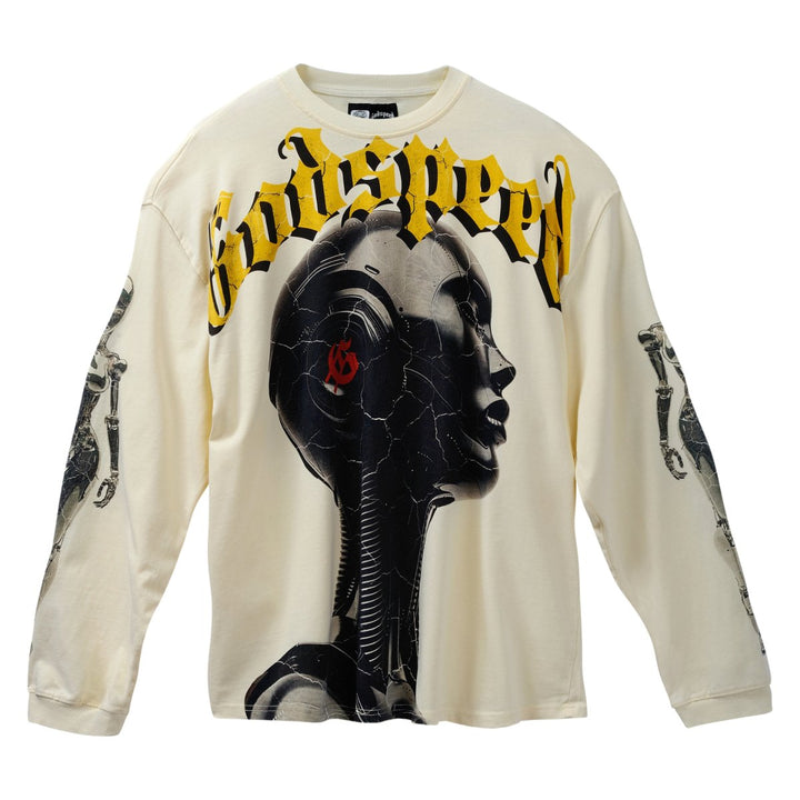 Godspeed Men's Alexa Long Sleeve Bone - 10061444 - West NYC