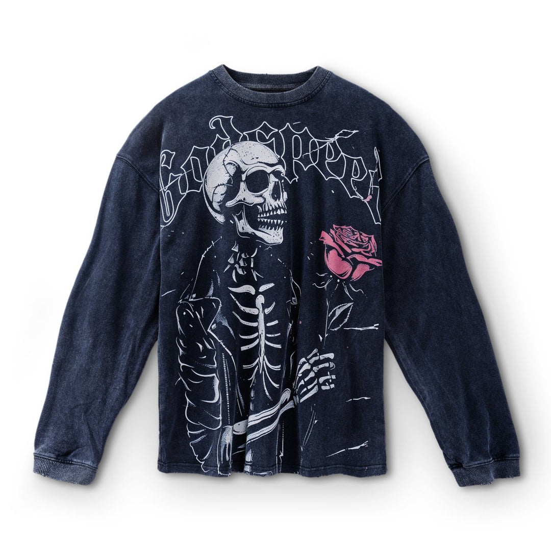 Godspeed Men's Valentine Long Sleeve Black Wash - 10061471 - West NYC