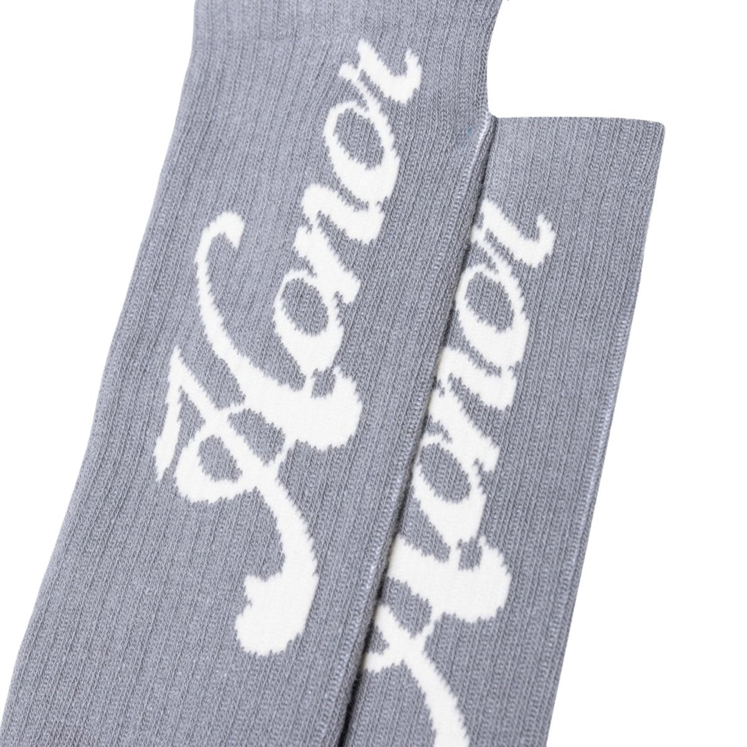 Honor The Gift Men's Honor Script Ribbed Socks Stone - 10062969 - West NYC