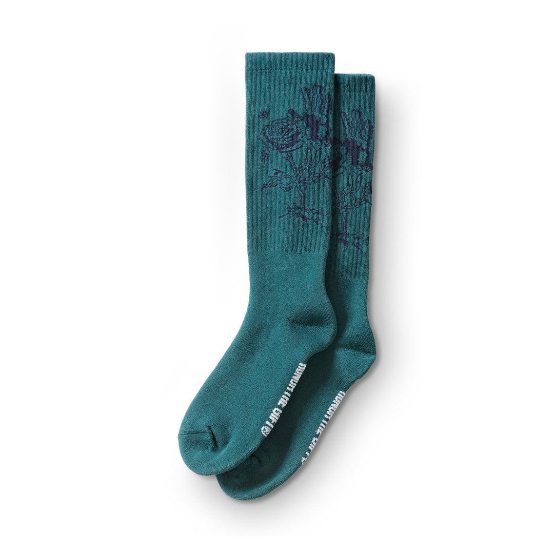 Honor The Gift Men's Rose HTG Socks Green - 10062970 - West NYC