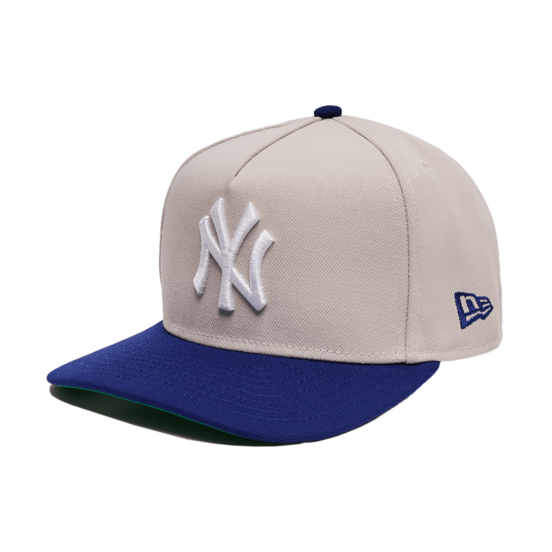 New Era 9FORTY New York Yankees A - Frame Stone/Navy - 10059459 - West NYC