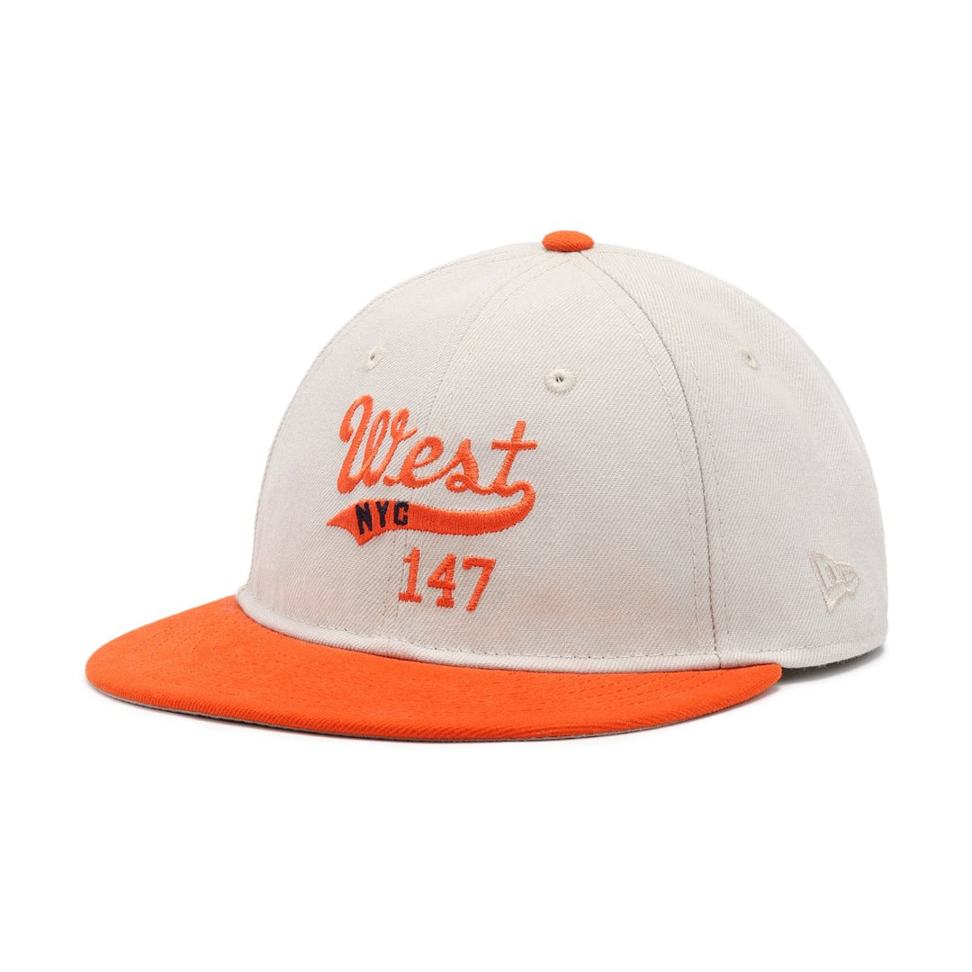 New Era X West NYC 9FIFTY RC Retro Crown Stone/Orange Core Logo Snapback - 10045547 - West NYC