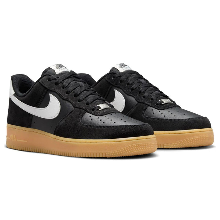 Nike Men's Air Force 1 '07 LV8 Black/Gum Light Brown/Summit White - 10051464 - West NYC