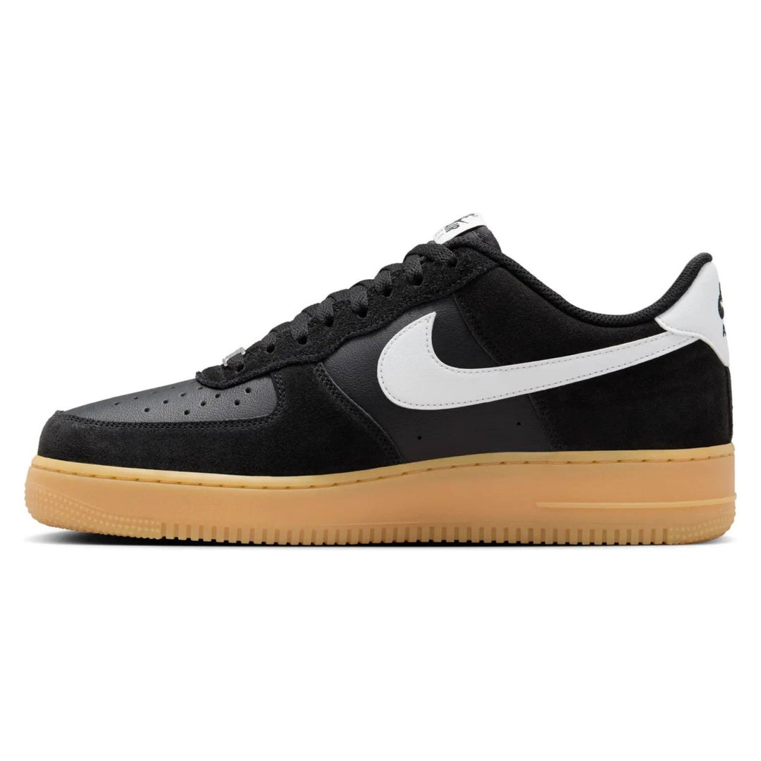 Nike Men's Air Force 1 '07 LV8 Black/Gum Light Brown/Summit White - 10051464 - West NYC