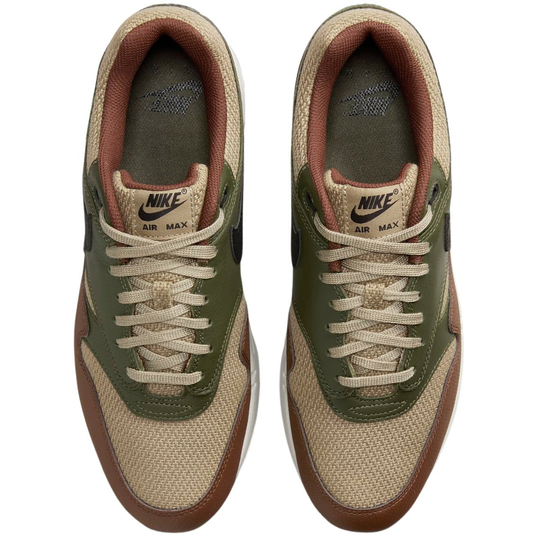 Nike Men's Air Max 1 Essential Premium Neutral Olive/Cargo Khaki/Cacao Wow/Black - 10047398 - West NYC