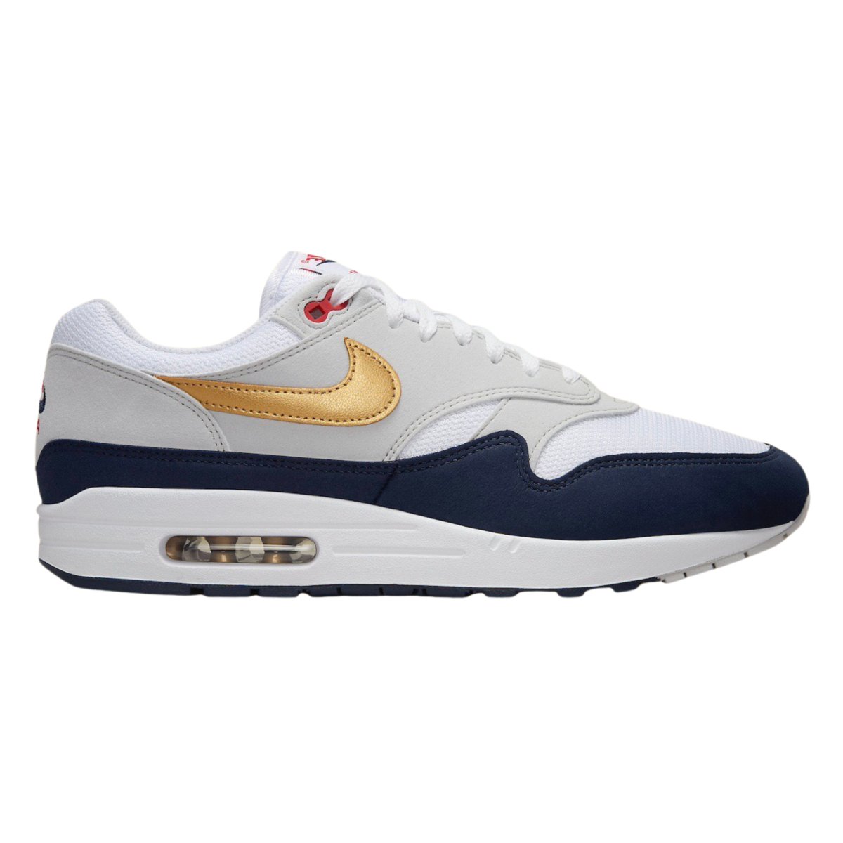 Nike Men s Air Max 1 Obsidian White Light Smoke Grey Metallic Gold