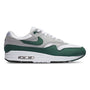 Nike Men's Air Max 1 White/Neutral Grey/Black/Evergreen Aura - 10051698 - West NYC