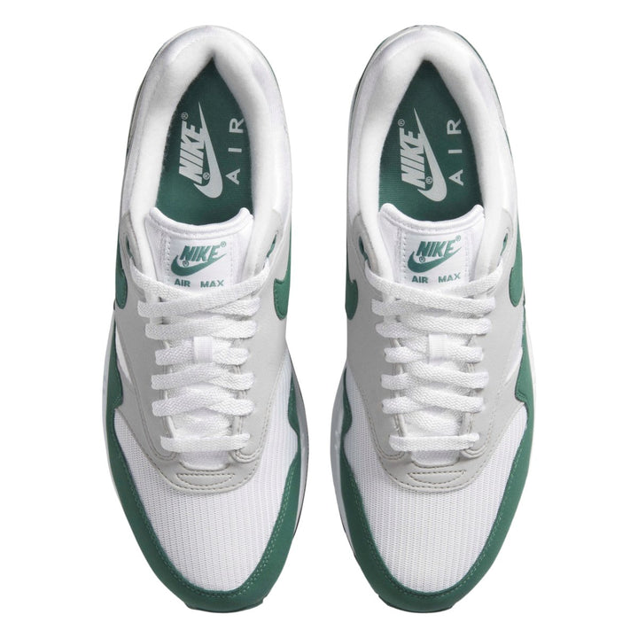 Nike Men's Air Max 1 White/Neutral Grey/Black/Evergreen Aura - 10051698 - West NYC